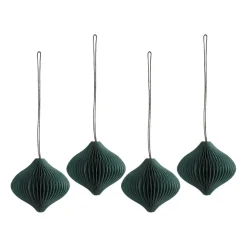 Onion julgranshänge 4-pack, Forest Green