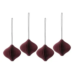 Onion julgranshänge 4-pack, Red