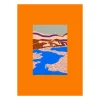 Orange Landscape poster, 50x70 cm