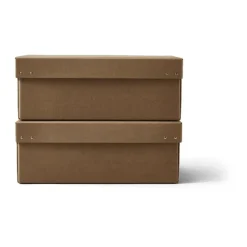 Ordinary förvaringsbox 2-pack, Brown