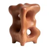 Organic skulptur 22 cm, Varnished mahogany