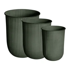 Out stripe kruka 3 delar, Green