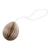 Ovoid påskhänge papper 7 cm, Sand