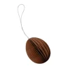 Ovoid påskhänge papper 7 cm, Terracotta