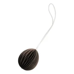 Ovoid påskhänge papper small 4 cm, Brown