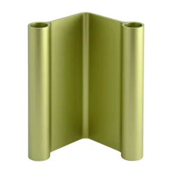 Pair ljusstake 18 cm, Green