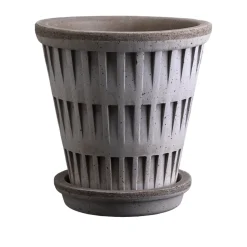 Pantheon raw kruka, Grey, Ø18 cm
