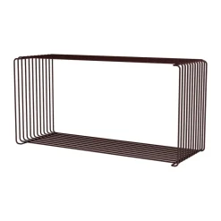 Panton Wire Extended hylla 70x34,8x25,7 cm, Black red