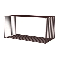 Panton Wire Extended hylla 70x34,8x34,8 cm, Black red