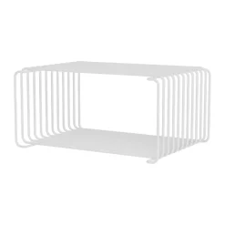 Panton Wire Half Height hylla 34,8x17,2x25,7 cm, Snow