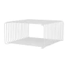Panton Wire Half Height hylla 34,8x17,2x34,8 cm, Snow