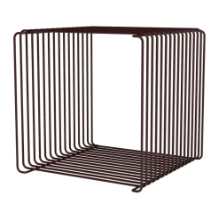 Panton Wire Single hylla 34,8x34,8x34,8 cm, Black red