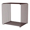 Panton Wire Single hylla 34,8x34,8x25,7 cm, Black red