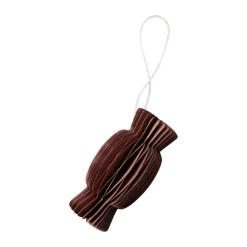 Paper candy julhänge, Dark red