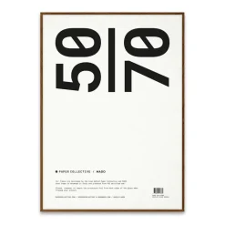 Paper Collective ram plexiglas-mörk ek, 50x70 cm