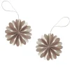 Paper Flowers julhänge 2-pack, Sand