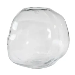 Pebble vas klar, Stor Ø28 cm
