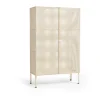 Perforated Cabinet skåp large, Eggshell