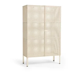 Perforated Cabinet skåp large, Eggshell