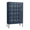 Perforated Cabinet skåp large, Steel blue