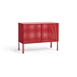 Perforated Cabinet skåp small, Wine red