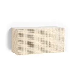 Perforated Cabinet väggskåp small, Eggshell