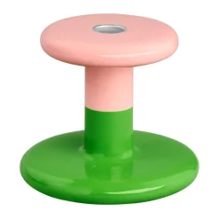 Pesa ljusstake Low 11 cm, Pink-green