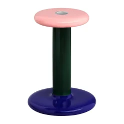 Pesa ljusstake Medium 18 cm, Pink-black green-night blue