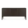 PI Sideboard, Teak dark brown, 3 dörrar