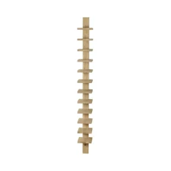 Pilaster vägghylla, Såpad ek