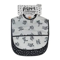 Pippi Cirkus haklapp 2-pack, Multi