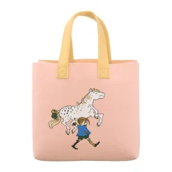 Pippi Tote Bag väska 25x25 cm, Pippi and the Horse