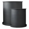 Plant pot kruka large 2-pack, Black