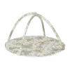 Plumbago satin quiltad babygym, Ø90 cm