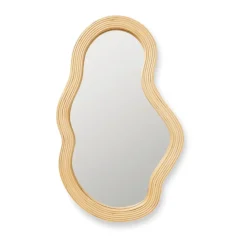 Pond spegel medium, Rattan