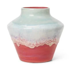 Poppery vas 20,5 cm, Mint-pink