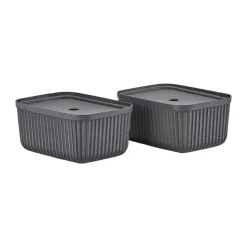Pulp förvaringsbox 23x32 cm 2-pack, Black