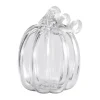 Pumpkin dekoration 14 cm, Clear