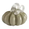 Pumpkin dekoration 8 cm, Khaki