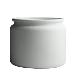 Pure kruka vit, mellan, Ø22 cm