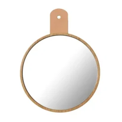 Q5 Allé spegel till kroklist, Oak nature lacquered