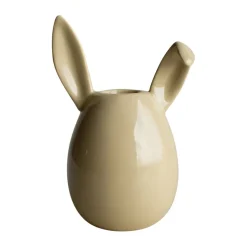 Rabbit ljusstake 13 cm, Shiny yellow