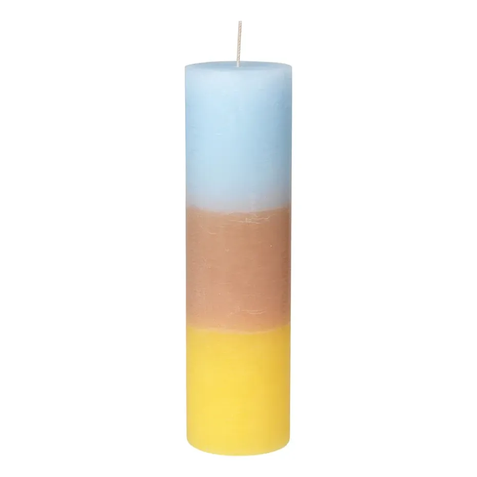 Rainbow blockljus 25 cm, Pineapple cloud