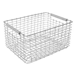Rectangular 15 förvaringskorg, Syrafast stål