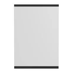 Rektangulär väggspegel 30x40 cm, Black