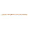 Relief kroklist large 123 cm, Orange
