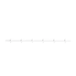 Relief kroklist medium 82 cm, Vit