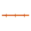 Relief kroklist small 41 cm, Orange