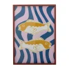 Remy illustration med ram 50x70 cm, Rose