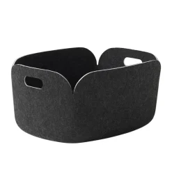 Restore förvaringskorg, Black melange (svart)